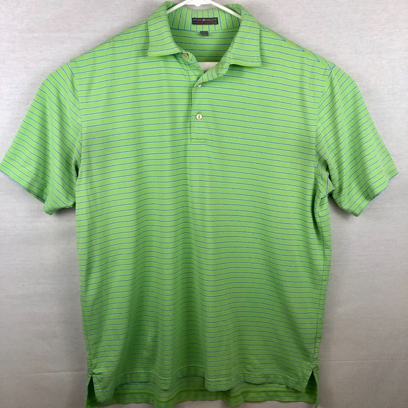Peter Millar | Summer Comfort Striped Polo -L - Picture 2 of 6